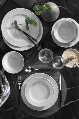 Vajilla de porcelana - 24 piezas