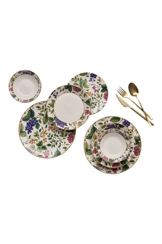 Vajilla de cerámica Berries - 24 piezas