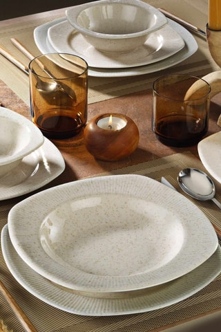 Vajilla de porcelana - 24 piezas