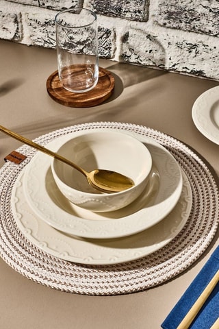 Vajilla de porcelana - 24 piezas 