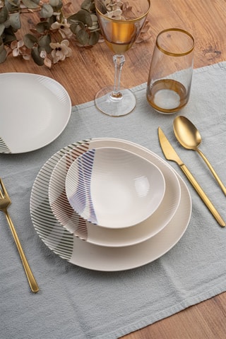 Vajilla de porcelana - 24 piezas