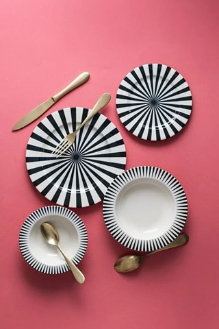 Vajilla de porcelana - 24 piezas