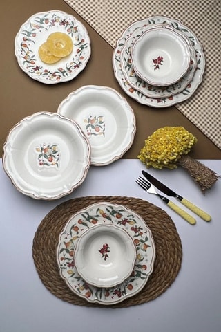 Vajilla de porcelana - 24 piezas