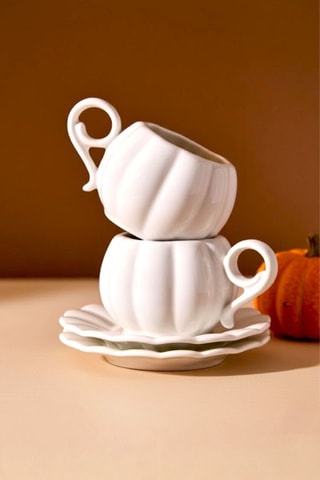 Juego de café de porcelana - 2 personas