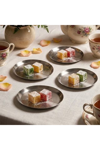 2 platos llanos - 12 x 12 x 1,5 cm