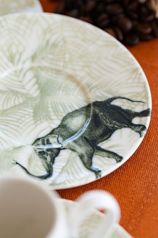 Juego de café de porcelana - 6 personas