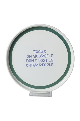 4 platos de postre - 21 cm