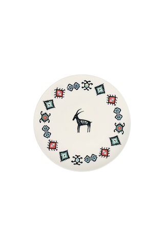 6 platos de postre de porcelana - 20 cm