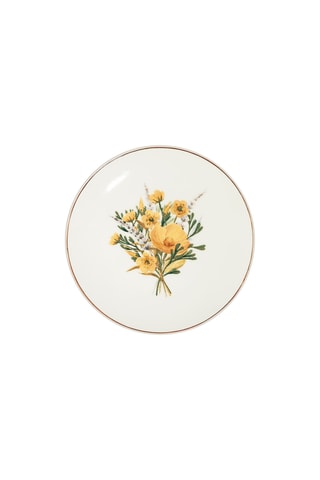 6 platos de postre de porcelana - 20 cm