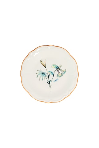 6 platos de postre de porcelana - 21 cm