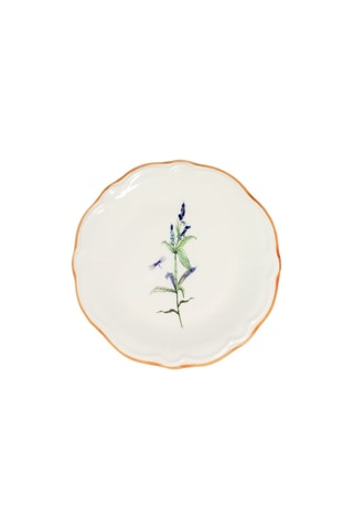 6 platos de postre de porcelana - 21 cm