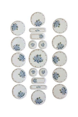 Vajilla para el desayuno de cerámica - 21 piezas