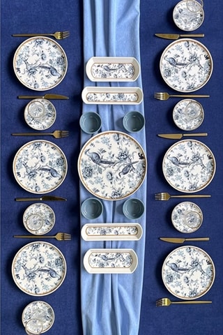 Vajilla para el desayuno de cerámica - 21 piezas