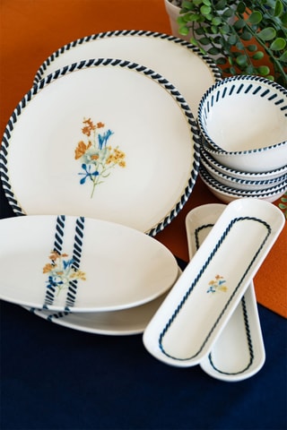 Vajilla para el desayuno de porcelana - 20 piezas