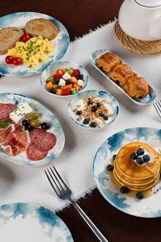 Vajilla para el desayuno de porcelana - 20 piezas