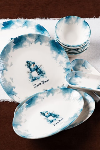 Vajilla para el desayuno de porcelana - 20 piezas