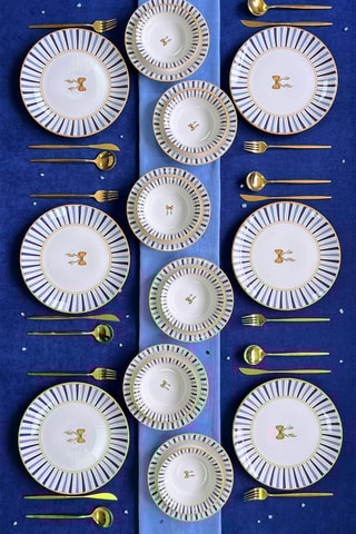 Vajilla de cerámica - 24 piezas