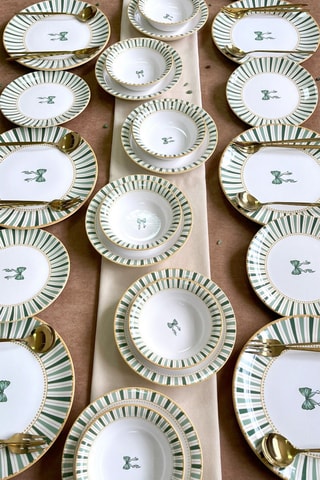 Vajilla de cerámica - 24 piezas