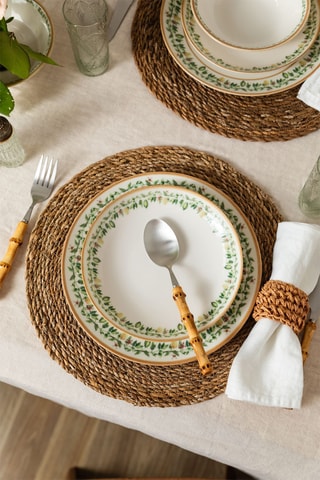 Vajilla de porcelana - 24 piezas