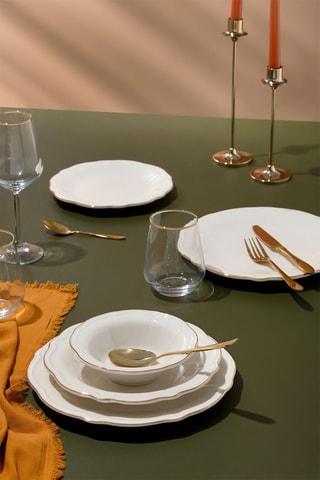 Vajilla de porcelana - 24 piezas