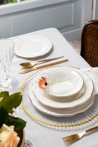 Vajilla de porcelana - 24 piezas