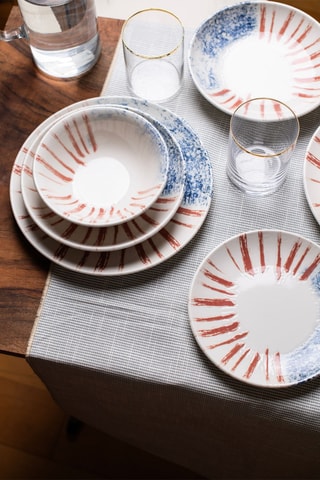 Vajilla de porcelana - 24 piezas