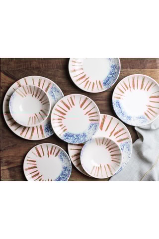 Vajilla de porcelana - 24 piezas