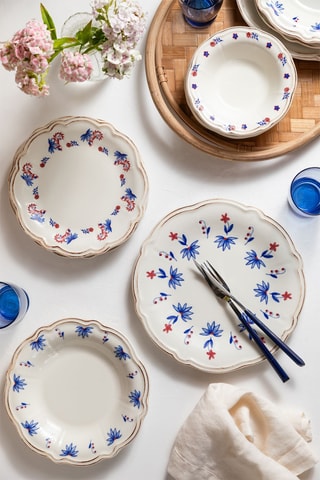 Vajilla de porcelana - 24 piezas