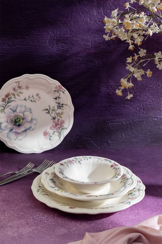 Vajilla de porcelana - 24 piezas