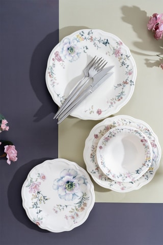 Vajilla de porcelana - 24 piezas