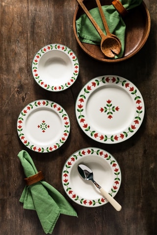 Vajilla de porcelana - 24 piezas