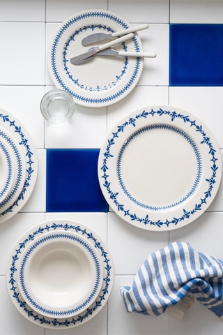 Vajilla de porcelana - 24 piezas