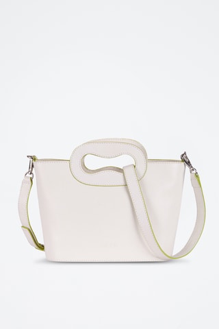 Mala de couro Tossa - Branco