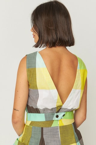 Blusa em algodão biológico Kattia - Multicor