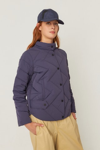 Boné em algodão biológico Nara - Azul-marinho