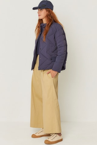 Boné em algodão biológico Nara - Azul-marinho