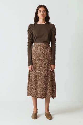 Saia midi - Verde - Verde