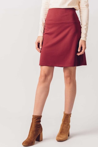 Saia direita Belky - Castanho - Castanho