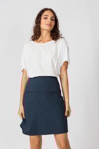 Saia direita cintura alta Belky - Verde