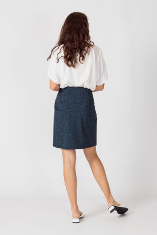 Saia direita cintura alta Belky - Verde