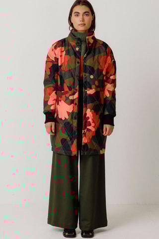 Calças palazzo cintura alta Nia - Verde