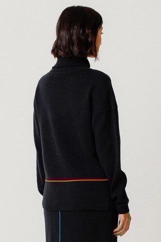 Camisola em algodão biológico Alodi - Preto