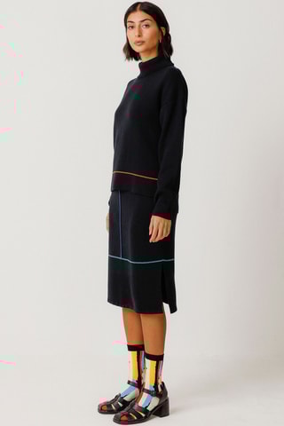 Camisola em algodão biológico Alodi - Preto