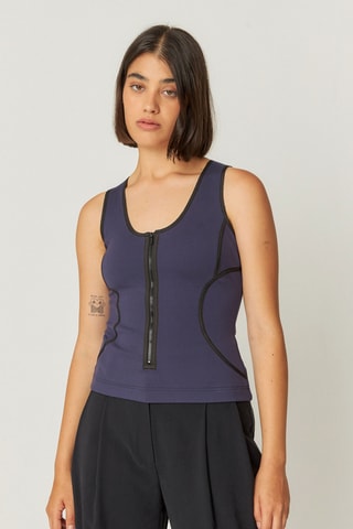 Top Irane - Azul-marinho