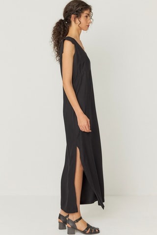 Vestido comprido Ira - Preto