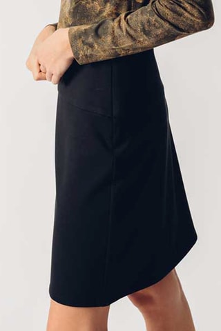 Saia direita Belky - Preto - Preto