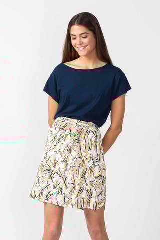 Saia direita cintura alta Aldapa - Branco