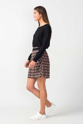 Minissaia cintura alta Libby - Preto