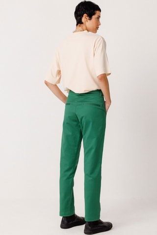 Calças direitas Ekora - Verde