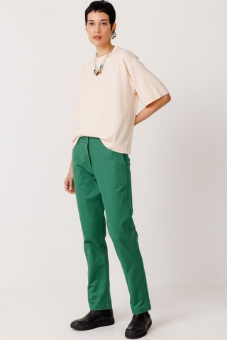 Calças direitas Ekora - Verde